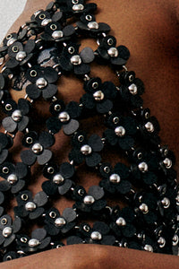MADE TO ORDER: LUCKY LEATHER HARNESS TOP