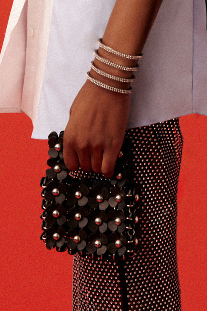MADE TO ORDER: LUCKY MINI MARKET LEATHER BAG