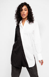 ASYMMETRICAL DRESS SHIRT