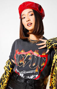 LEATHER BERET