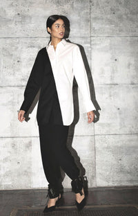 ASYMMETRICAL DRESS SHIRT